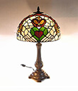 Claddagh Tiffany Lamp Styled Stained Glass 1 Gaelsong