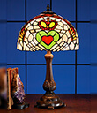 Claddagh Tiffany Lamp Styled Stained Glass 2 Gaelsong
