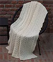 D50637S2 Merino Wool Heart Designed Wedding Blanket Lifestyle Gaelsong 