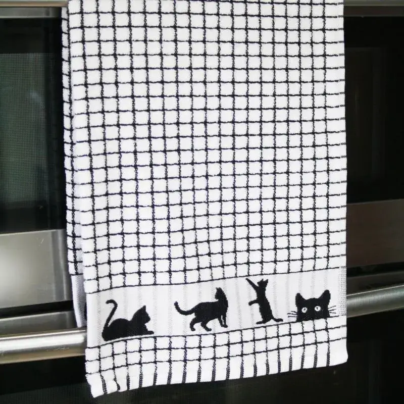 D50649 CAT Irish Designed Jacquard Tea Towel- Set of 3 Gaelsong