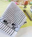 Irish Sheep Designed Jacquard Tea Towel- Set of 3 view 4