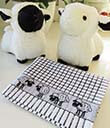 Irish Sheep Designed Jacquard Tea Towel- Set of 3 view 5