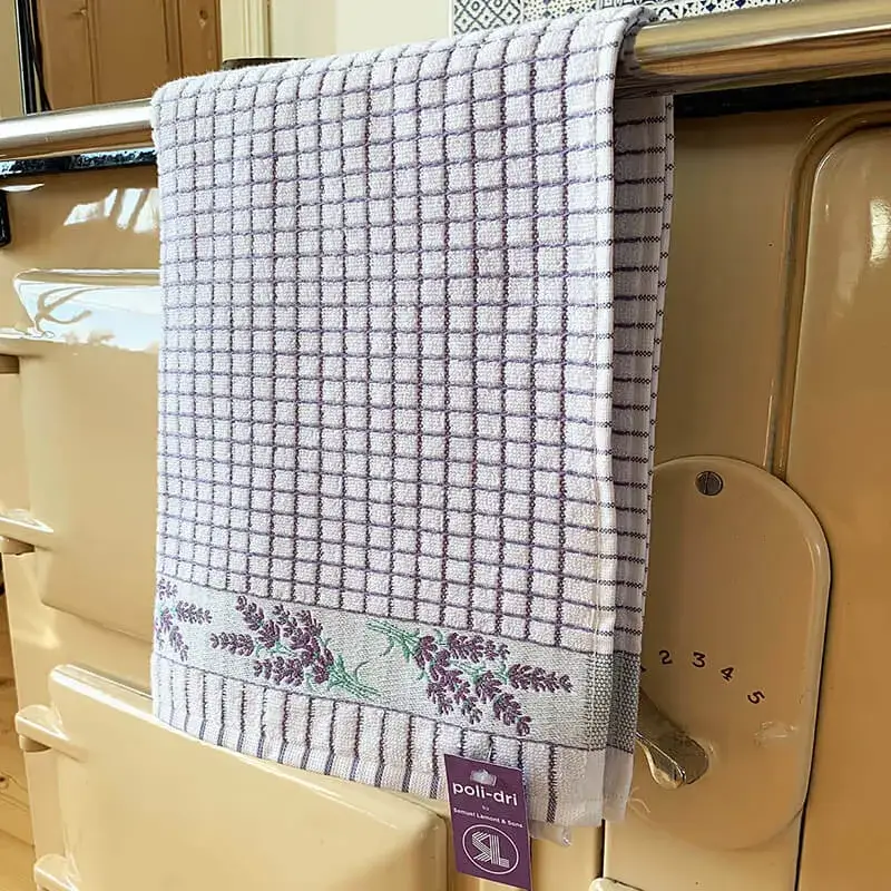 D50649 LAVENDER Irish Designed Jacquard Tea Towel- Set of 3 Gaelsong