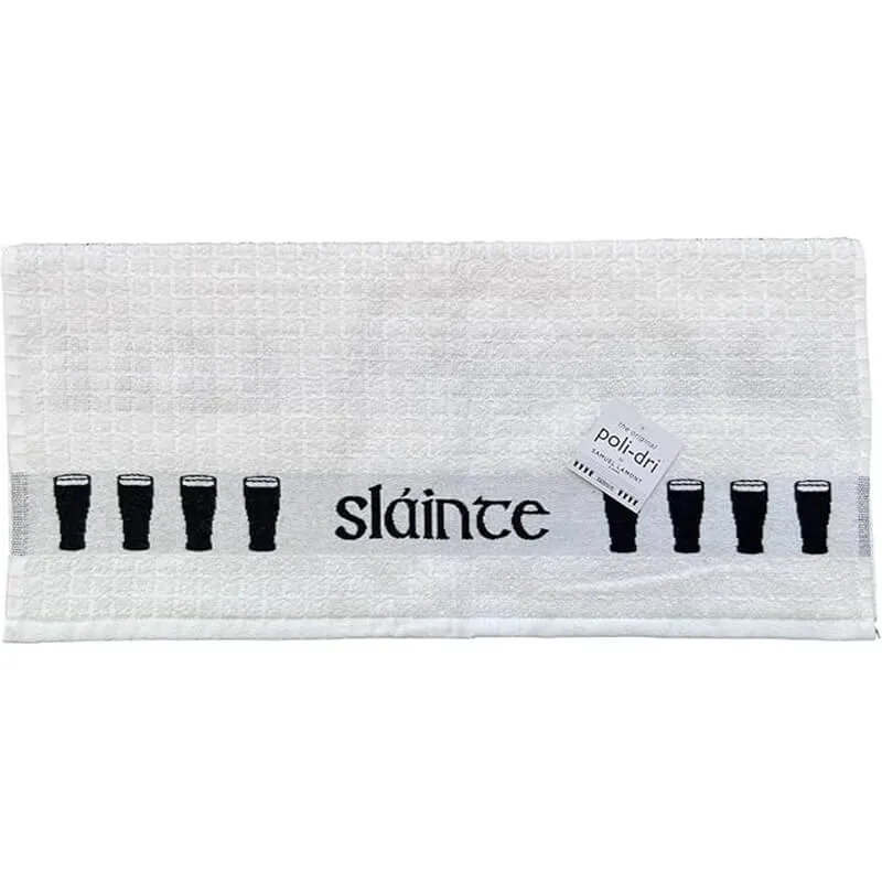 D50649 SLAINTE Irish Designed Jacquard Tea Towel- Set of 3 Gaelsong