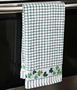 Irish Shamrock Jacquard Woven Tea Towel - Set of 3 view 1