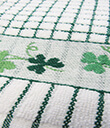 Irish Shamrock Jacquard Woven Tea Towel - Set of 3 view 4