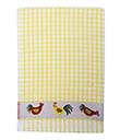 Yellow Chickens Jacquard Tea Towel Set of 3