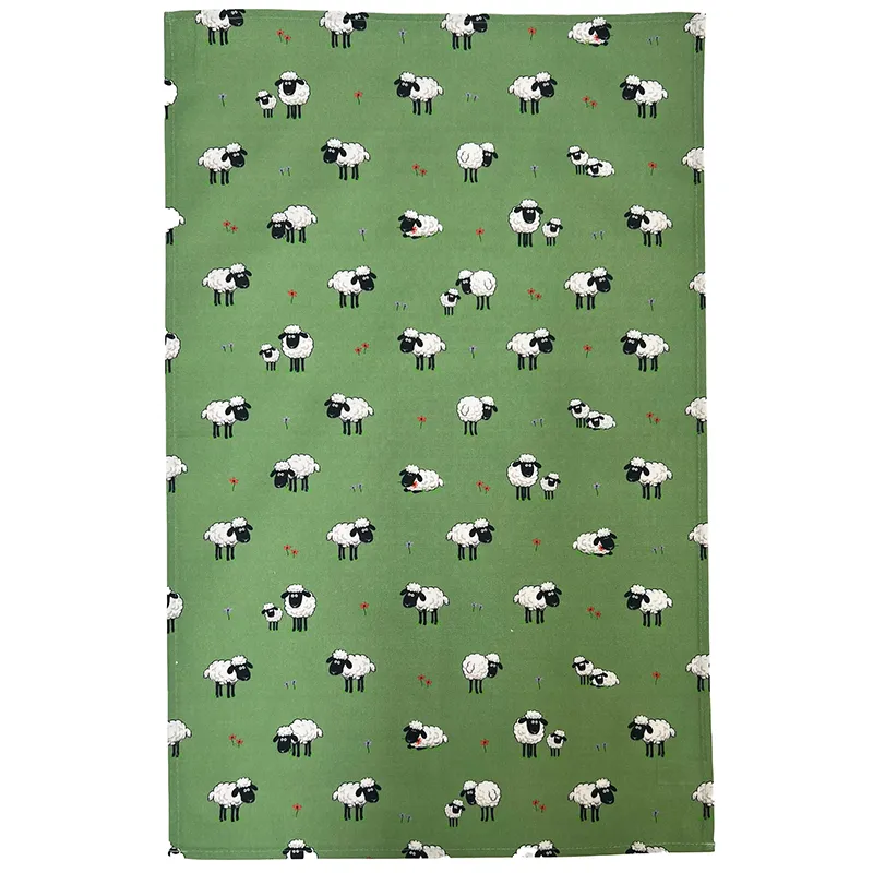 D50723 TOWEL Irish Sheep Kitchen Accessories Gaelsong