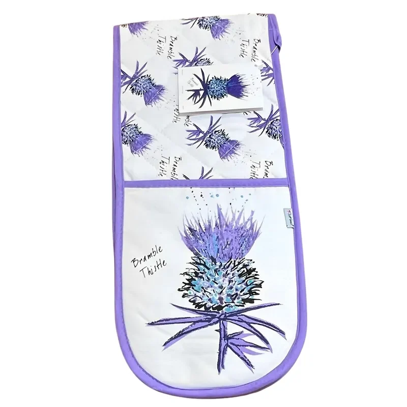 D50737 THISTLE Scottish Thistle Double Oven Glove Gaelsong