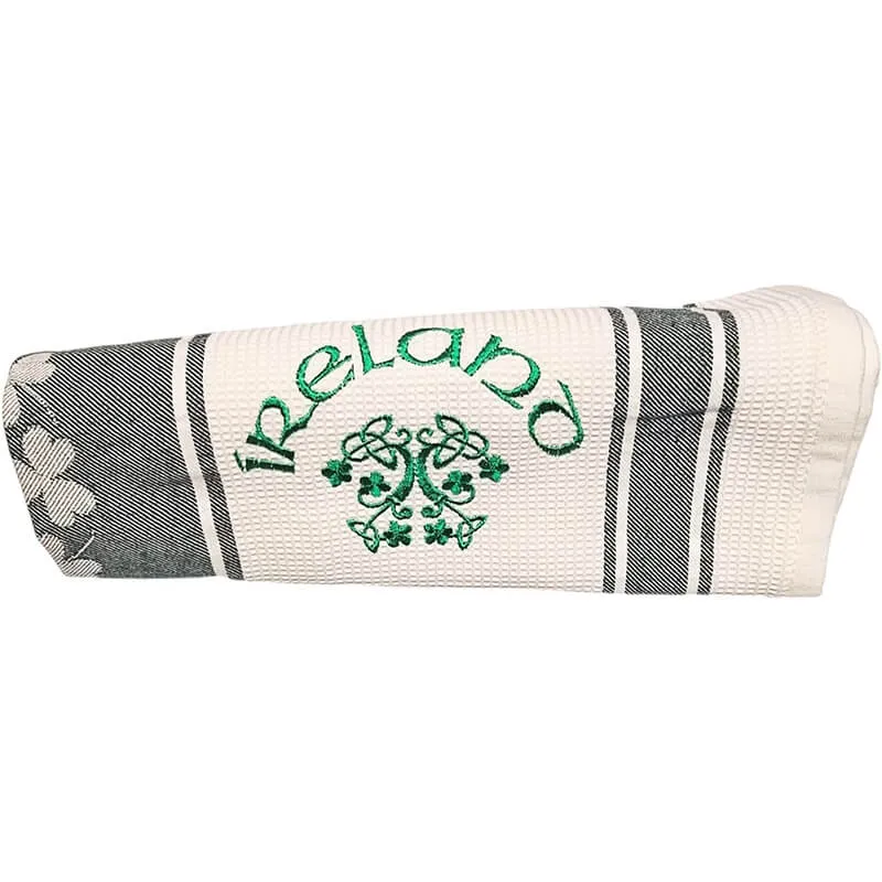 D50744 TREE Irish Designed Embroidered Tea Towels Studio Gaelsong