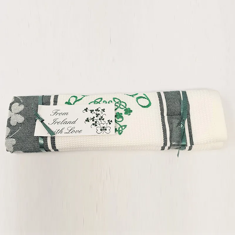 D50744 TREE Irish Designed Embroidered Tea Towels Gaelsong