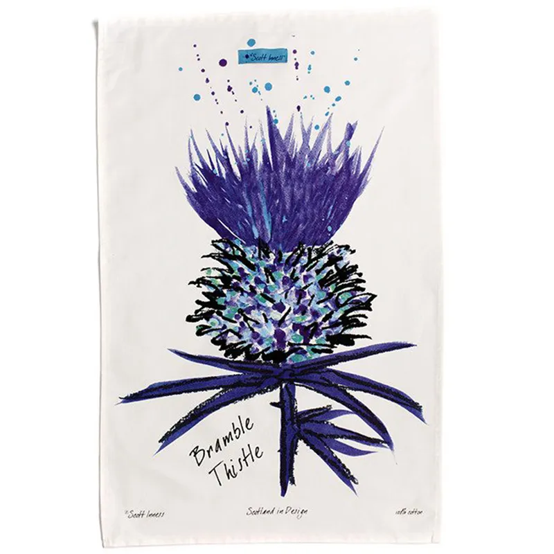 D50747 THISTLE Symbols of Scotland Tea Towel Studio Gaelsong
