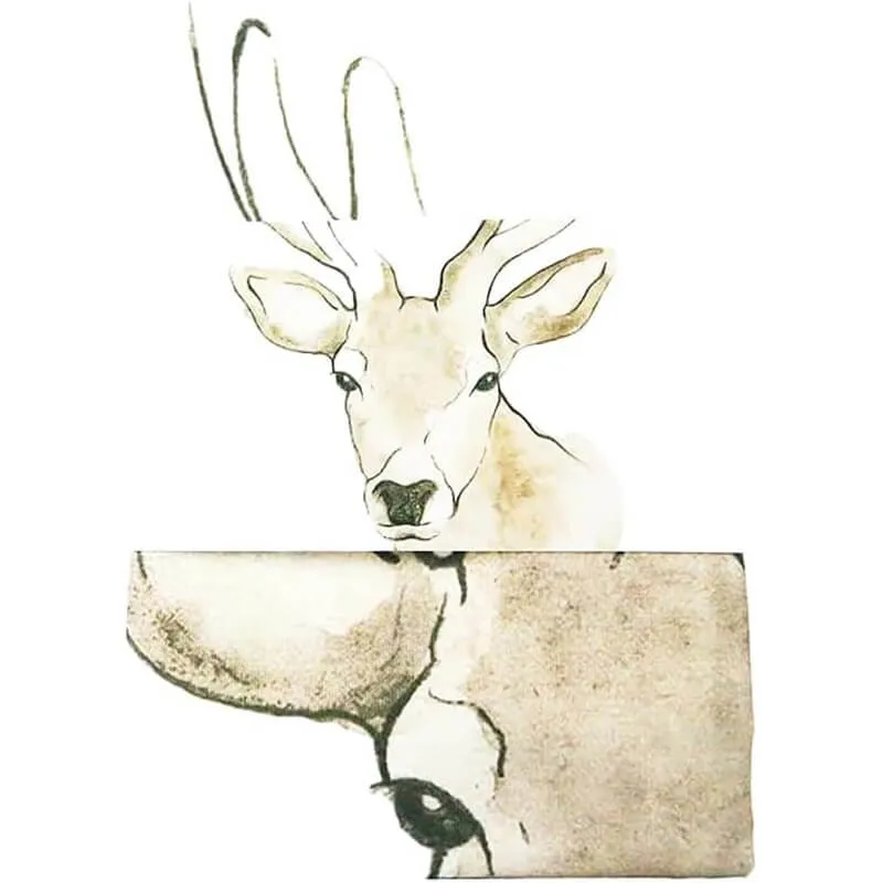 Highland Stag Designed Tea Towel