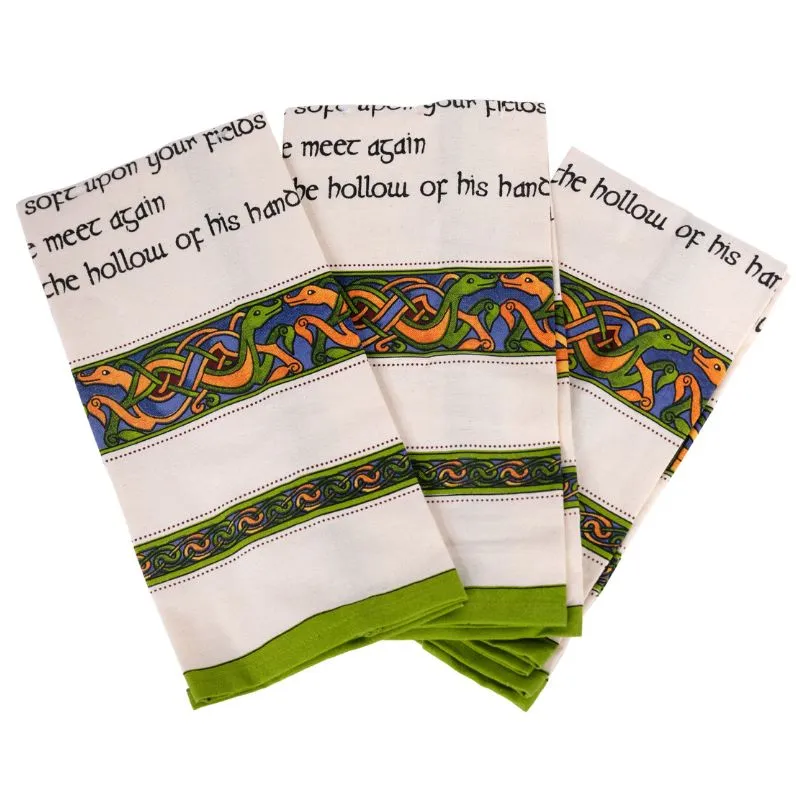 Traditional Irish Blessing Celtic Tea Towel Traditional Irish Blessing Celtic Tea Towel