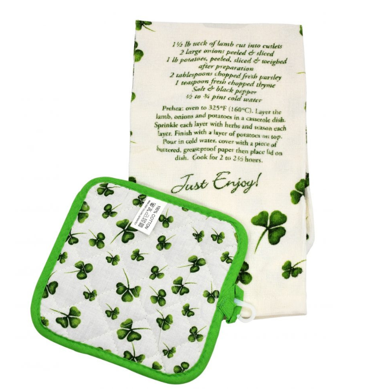 Connemara Kitchen Tea Towel, Oven Glove & Pot Holder Set view 1