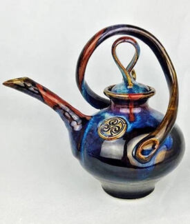 Swirl Artisan Teapot