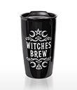 Witches' Brew Travel Mug on White Background Gaelsong