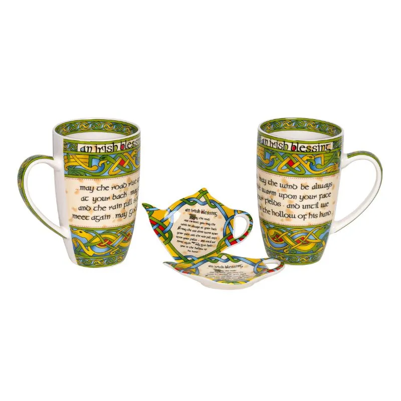 Bone China Irish Blessing Kitchen Set Bone China Irish Blessing Kitchen Set