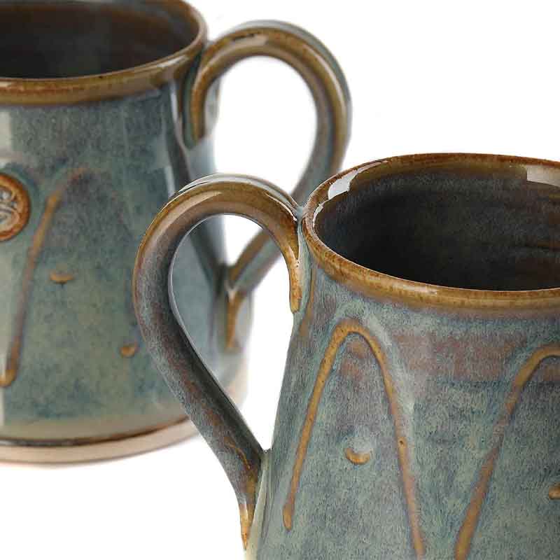 D63051S2 Couple's Morning Coffee Irish Wedding Set Handle Design Gaelsong