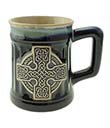 Celtic Cross Charm Pottery Mug