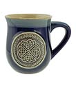 Cobalt Celtic Circle Stoneware Mug