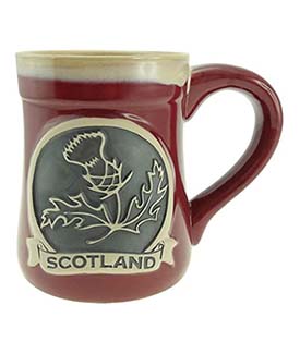 Thistle of Scotland Pottery Coffee Mug