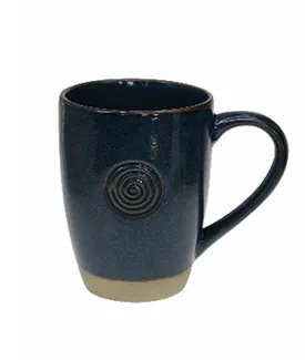Cobalt Blue Irish Ceramic Mug