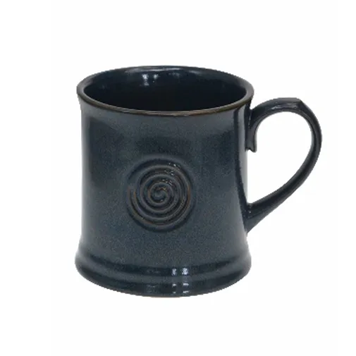 Blue Irish Pottery Tankard Mug | Gaelsong