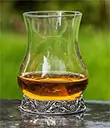 Pewter Flower o Scotland Whiskey Glass 