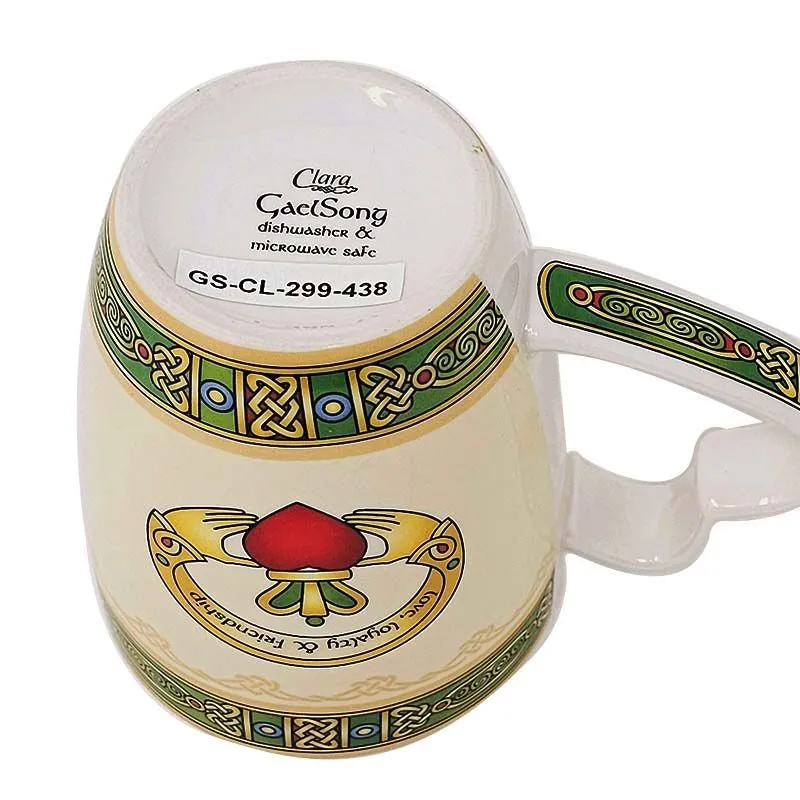 D63133 Irish Weave Claddagh Mug Care Instructions Gaelsong