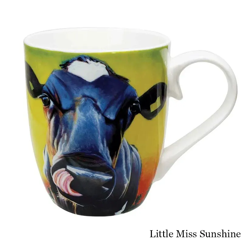 D63138MISSSUNSHINE Ceramic Irish Cow Coffee Mug Gaelsong