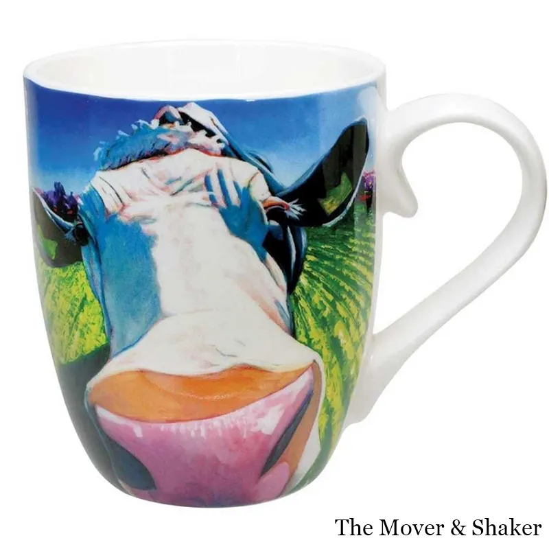 Ceramic Irish Cow Coffee Mug