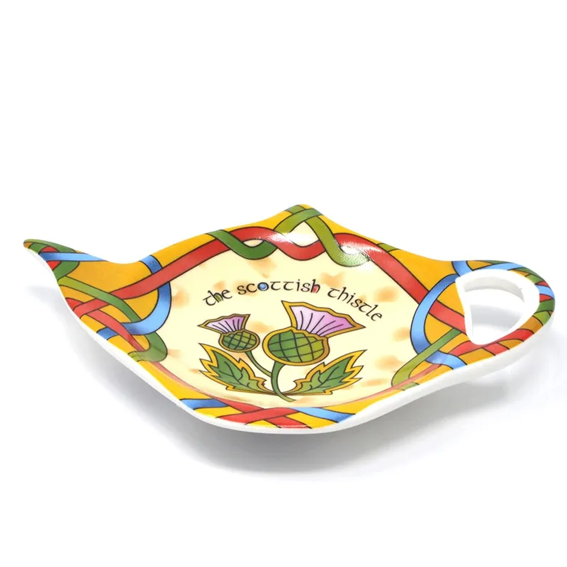 D63165 Royal Scottish Breakfast Tea Set TEABAG HOLDER View Gaelsong