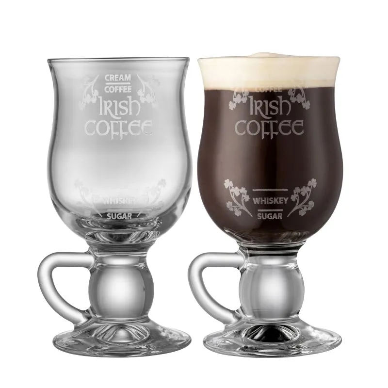 Crystal Irish Coffee Glasses Set of 2