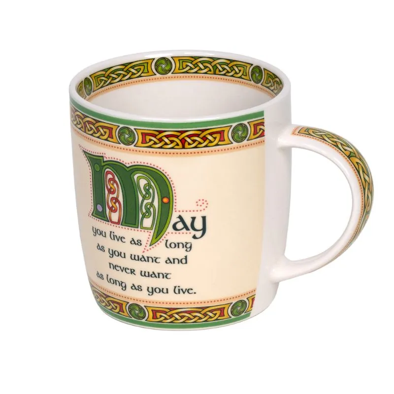 D63175 Traditional Irish Prayer Coffee Mug Gaelsong
