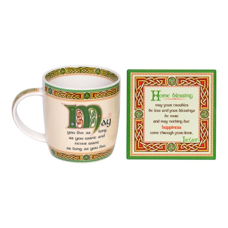 D63175 Irish Blessing Kitchen Accessories set of 2 Gaelsong