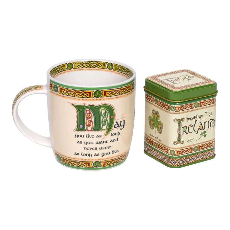 D63175 Irish Blessing Kitchen Accessories set Mug and Tea  Gaelsong