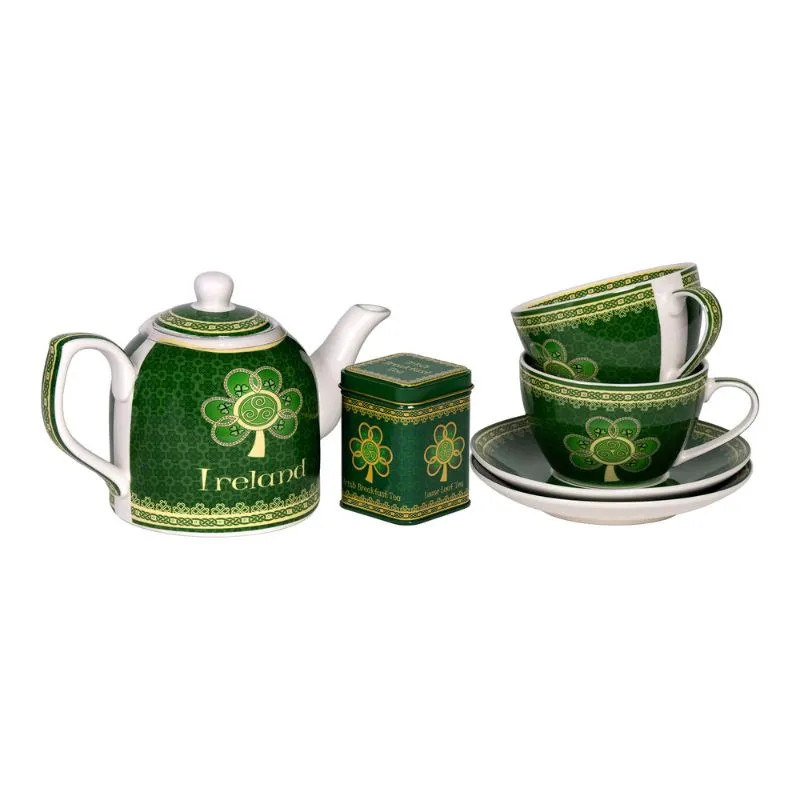 Shamrock Themed China Tea Cup Collection