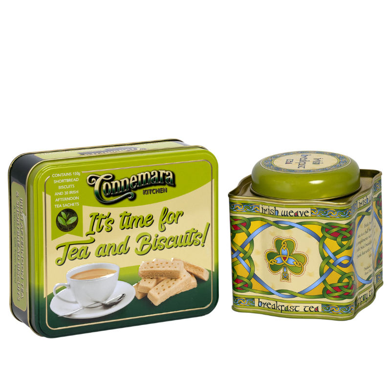 Irish Tea & Shortbread Cookies Set