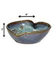 Handmade Pottery Irish Heart Bowl