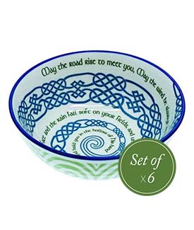 Celtic Spiral Bowl Gift Set of 6