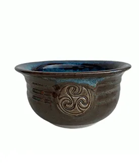 Handmade Celtic Swirl Soup Bowl