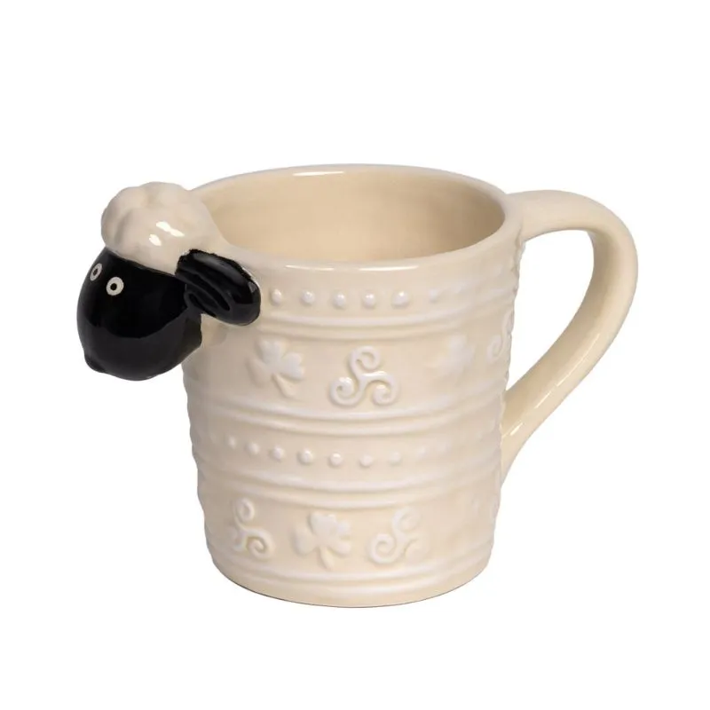 Irish Sheep Shaped Mug & Bowl with Irish Sweets