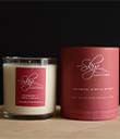 Scottish Raspberry Candle with White Ginger view 2