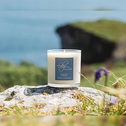 Spring Scottish Bluebell Candle