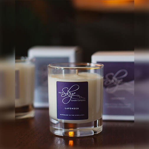 Natural Wax Lavender Highland Candle