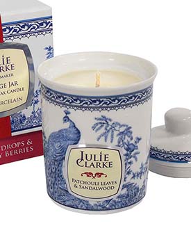 Snowdrops and Hollyberries Irish Vegan Candle