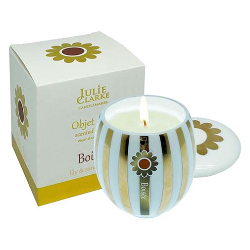 Sun Gazing Flower Porcelain Scented Candle