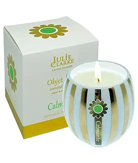 22K Gold Handmade Natural Irish Candle - Jasmine & Lime 