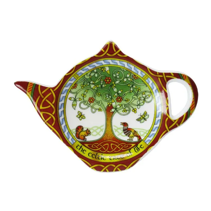 D68025 Celtic Tree of Life Tea Bag Holder  Collection Gaelsong